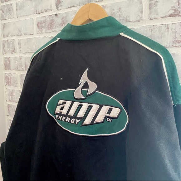90s NASCAR Jacket • Earnhardt Jr. • Amp Energy • Vintage Jacket • 2XL - Picture 10 of 10
